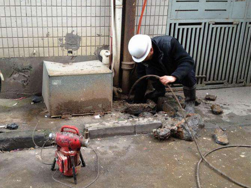 西华疏通下水道-洗菜池疏通